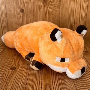 EUC Mojang Minecraft Videogame 20in. Orange Standing Fox Plush Stuffed Animal